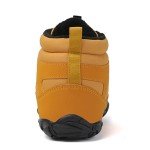 HERSIL Barefoot Boots, Winter Shoes for Men, Hiking Shoes Mens Womens Outdoor Athletic Sports Shoes Walking Shoes Trail Running Shoes Trekking Climbing Yellow