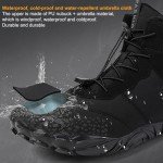 Fovolat Barefoot Boots Women,Winter Boots for Women Wide - Hiking Shoes Mens Womens Outdoor Athletic Sports Shoes Walking Shoes Trail Running Shoes Trekking Climbing Black