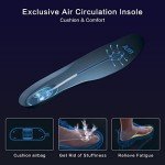 TFO Hiking Shoes Men Waterproof Air Circulation Insole Ankle Support Non-Slip Lightweight for Outdoor Trekking Walking Gray