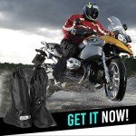 Anti-Slip Walking Boot Cover for Shoes Motorcycle Boots size Men 8.5-9.5 Women 10-11 with Reflective Heels and Sturdy Zippered Elastic Bands for Outdoor Hiking Camping Fishing - Black