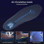 TFO Waterproof Hiking Shoes Men Non-Slip Lightweight Sneakers for Outdoor Trekking Walking Black, Black, 8.5