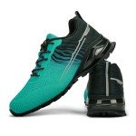 Kricely Men's Trail Running Shoes Fashion Walking Hiking Sneakers for Men Tennis Cross Training Shoe Outdoor Snearker Mens Casual Workout Footwear, Grass-green, 11