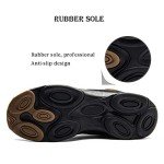 UPSOLO Mens Snow Boots Ankle Booties Winter Shoes Trekking & Hiking Warm Soft Sole Fully Fur Lined Anti-Slip Cotton Fluff Outdoor Casual Walking Lightweight Sneakers(6118 Blue 46)