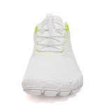 WateLves Water Shoes Men Women Beach Barefoot Aqua Socks Breathable Wide Swim Outdoor Walking Anti Slip Pool Shoes for Hiking Kayaking Diving Surfing, B-white, 12 Women/11 Men