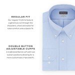 Van Heusen Men's Black Gingham Dress Shirt, XL