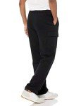Men's Black Cargo Fleece Sweatpants by Amazon Essentials
