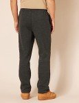Men's Charcoal Heather Fleece Sweatpants, Large