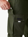 Men's Green Cargo Pants with Drawstring Waist