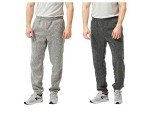 Men's Fleece Jogging Pants 2-Pack with Pockets