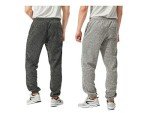 Men's Fleece Jogging Pants 2-Pack with Pockets