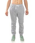 Men's Heather Grey Fleece Jogger Sweatpants