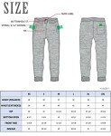 Men's Heather Grey Fleece Jogger Sweatpants