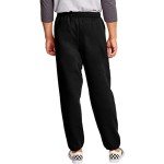 Hanes Men's Black Ecosmart Fleece Sweatpants