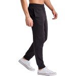 Hanes Men's Cotton Joggers with Pockets - Black