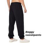 Men's Fleece Lined Sherpa Sweatpants with Pockets