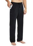 Men's Cotton Cargo Sweatpants with Zipper Pockets