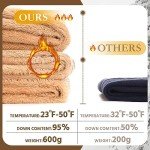 Men's Warm Fleece-Lined Jogger Pants with Pockets