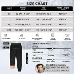Men's Warm Fleece-Lined Jogger Pants with Pockets
