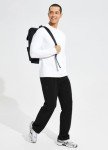 Men's Cotton Cargo Sweatpants with Zipper Pockets