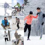 Men's Warm Fleece-Lined Jogger Pants with Pockets