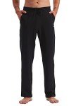 Willit Men's Cotton Open Bottom Athletic Sweatpants