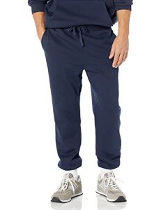 Men's Navy Relaxed-Fit Sweatpants, X-Large