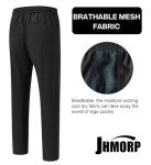 JHMORP Men's Quick-Dry Athletic Workout Pants