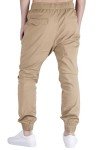 Men's Khaki Joggers with Pockets – Athletic Fit