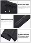 JHMORP Men's Quick-Dry Athletic Workout Pants