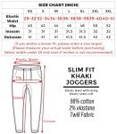 Men's Khaki Joggers with Pockets – Athletic Fit