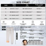 Men’s Fleece Lined Joggers with Zipper Pockets