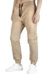 Men's Khaki Joggers with Pockets – Athletic Fit