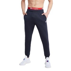 Champion Men's Navy Powerblend Fleece Joggers