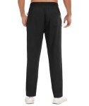 Men's Lightweight Jogging Sweatpants with Zipper Pockets