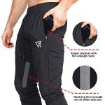 ZENWILL Men's Vertex Tapered Gym Joggers - Black