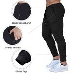 BUXKR Men's Slim Fit Joggers for Gym & Running