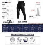 ZENWILL Men's Vertex Tapered Gym Joggers - Black