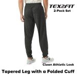 Men's 2-Pack Athletic Jogger Pants with Pockets