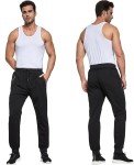 Men's Warm Sherpa Fleece Athletic Jogger Pants