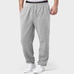 Men's Elastic Waist Straight Leg Jogger Sweatpants