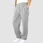 Men's Elastic Waist Straight Leg Jogger Sweatpants