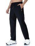 Men's Lightweight Water-Resistant Sweatpants with Pockets