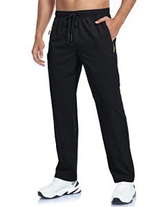 Men's Lightweight Quick-Dry Hiking Joggers - Black XL