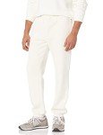 Men's Off-White Fleece Sweatpants by Amazon Essentials