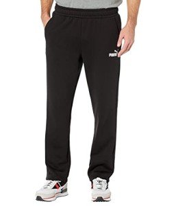 PUMA Men's Fleece Sweatpants in Black, X-Large