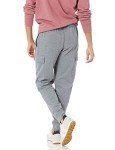 Men's Cargo Fleece Jogger Sweatpants – Light Grey