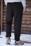 VOGSTART Men's Thick Thermal Jogger Pants - Black