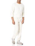 Men's Off-White Fleece Sweatpants by Amazon Essentials