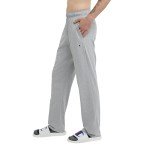 Champion Men's Open Bottom Cotton Sweatpants - Gray