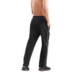 Men's Open Bottom Jogging Sweatpants with Pockets